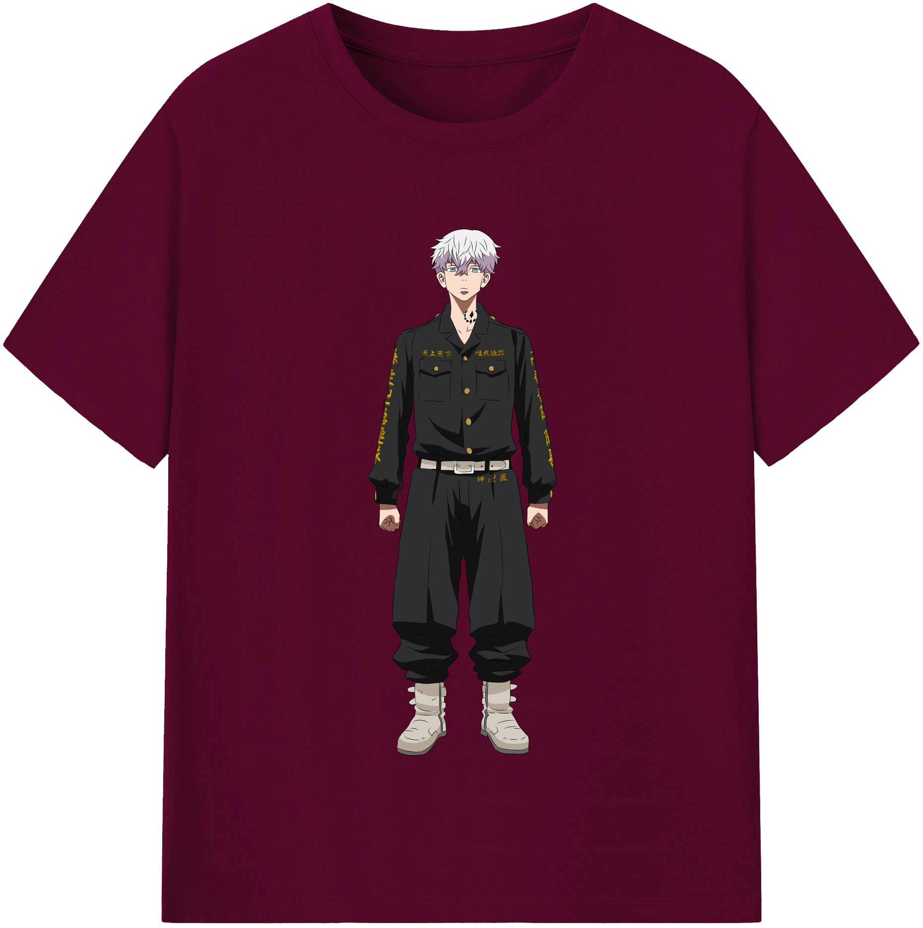 （画像用） 東京リベンジャーズ Tokyo Revengers レディースカジュアルプリントTシャツ（綿100％）